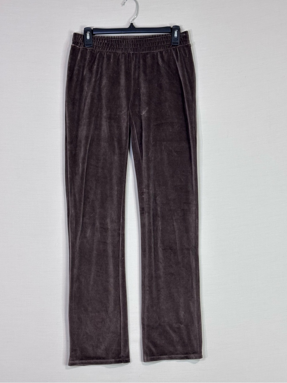 SKIMS Velour Straight Leg Lounge Pants Cocoa Brown Soft Glam Size S